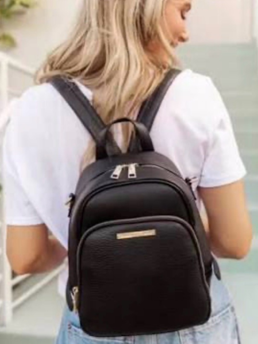 Poppy and Peonies On the Fly mini backpack